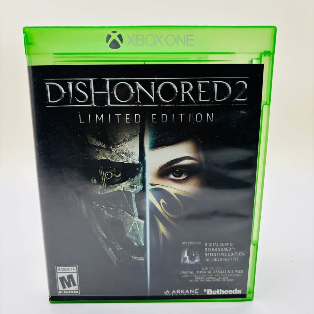 Dishonored 2 Limited Edition (Xbox One, 2016) Complete W/ Manual